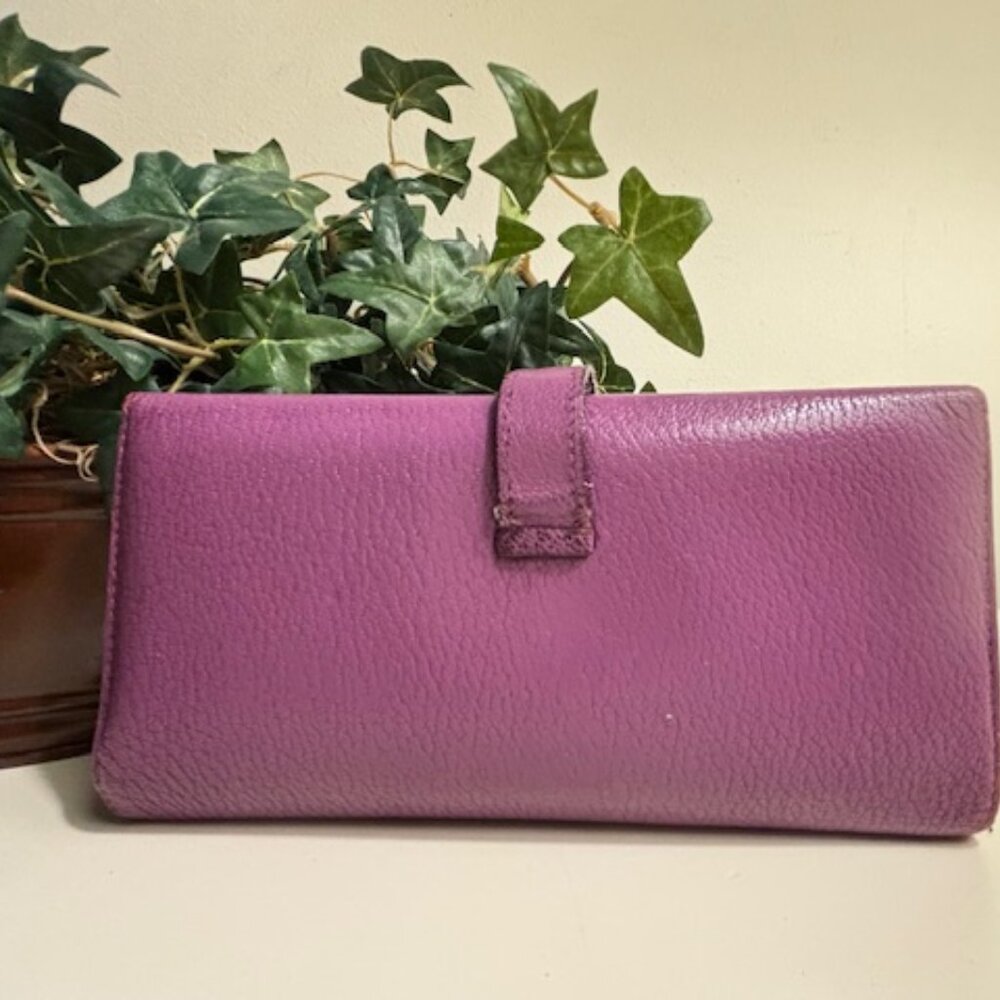 🎆HERMES BEARN DUPRI-EPSOM LEATHER TRI-FOLD LONG WALLET - Picture 4 of 12